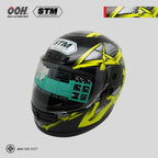 หมวกกันน็อก STM รุ่น GX-RFD (สกรีนลาย) เต็มใบ