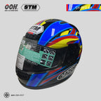 หมวกกันน็อก STM รุ่น GX-RFD (สกรีนลาย) เต็มใบ