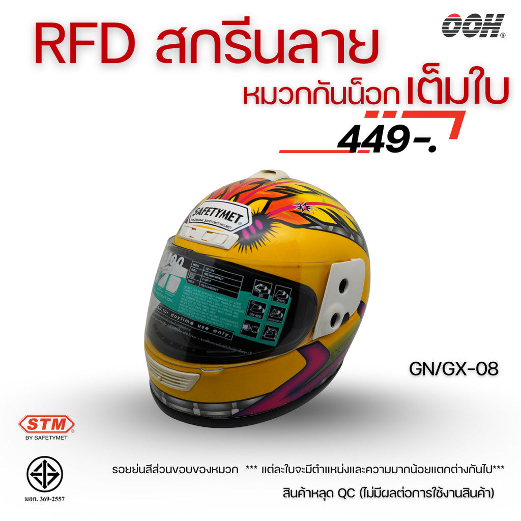 (ลดราคาพิเศษ) หมวกกันน็อกเต็มใบ STM (ตำหนิ) รุ่น GN/GX