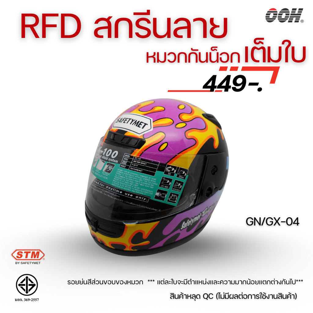 (ลดราคาพิเศษ) หมวกกันน็อกเต็มใบ STM (ตำหนิ) รุ่น GN/GX