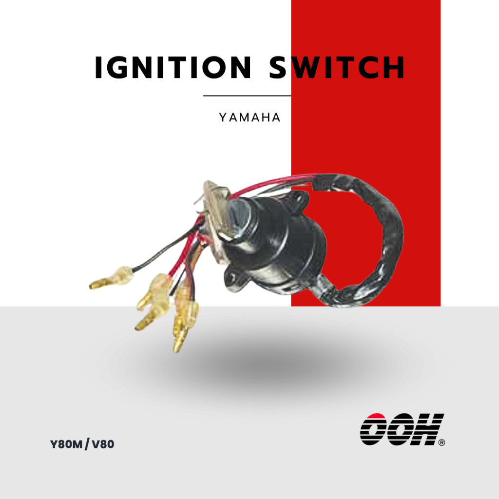 (OOH) Ignition Switch (สวิตซ์กุญแจ) สำหรับรถมอเตอร์ไซค์ (Yamaha) (ชุดใหญ่)