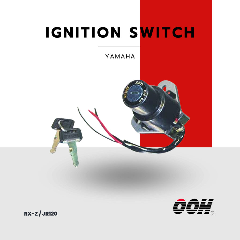(OOH) Ignition Switch (สวิตซ์กุญแจ) สำหรับรถมอเตอร์ไซค์ (Yamaha) (ชุดเล็ก)
