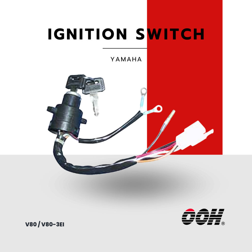 (OOH) Ignition Switch (สวิตซ์กุญแจ) สำหรับรถมอเตอร์ไซค์ (Yamaha) (ชุดใหญ่)