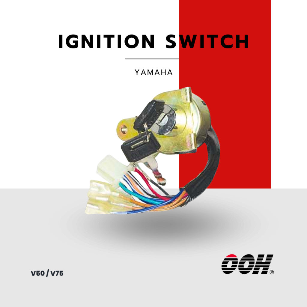 (OOH) Ignition Switch (สวิตซ์กุญแจ) สำหรับรถมอเตอร์ไซค์ (Yamaha) (ชุดใหญ่)