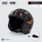หมวกกันน็อก STM AD-30 Helmet by OOH Alai (คละสีสติ๊กเกอร์)