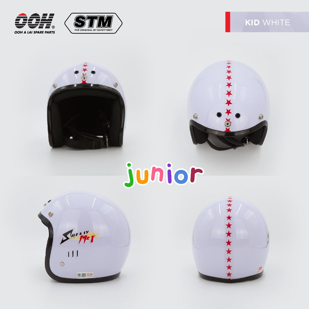 หมวกกันน็อกเด็ก STM AB-30 Children's Helmet by OOH Alai ขนาดเด็ก 6-10 ปี [คละสีสติ๊กเกอร์]
