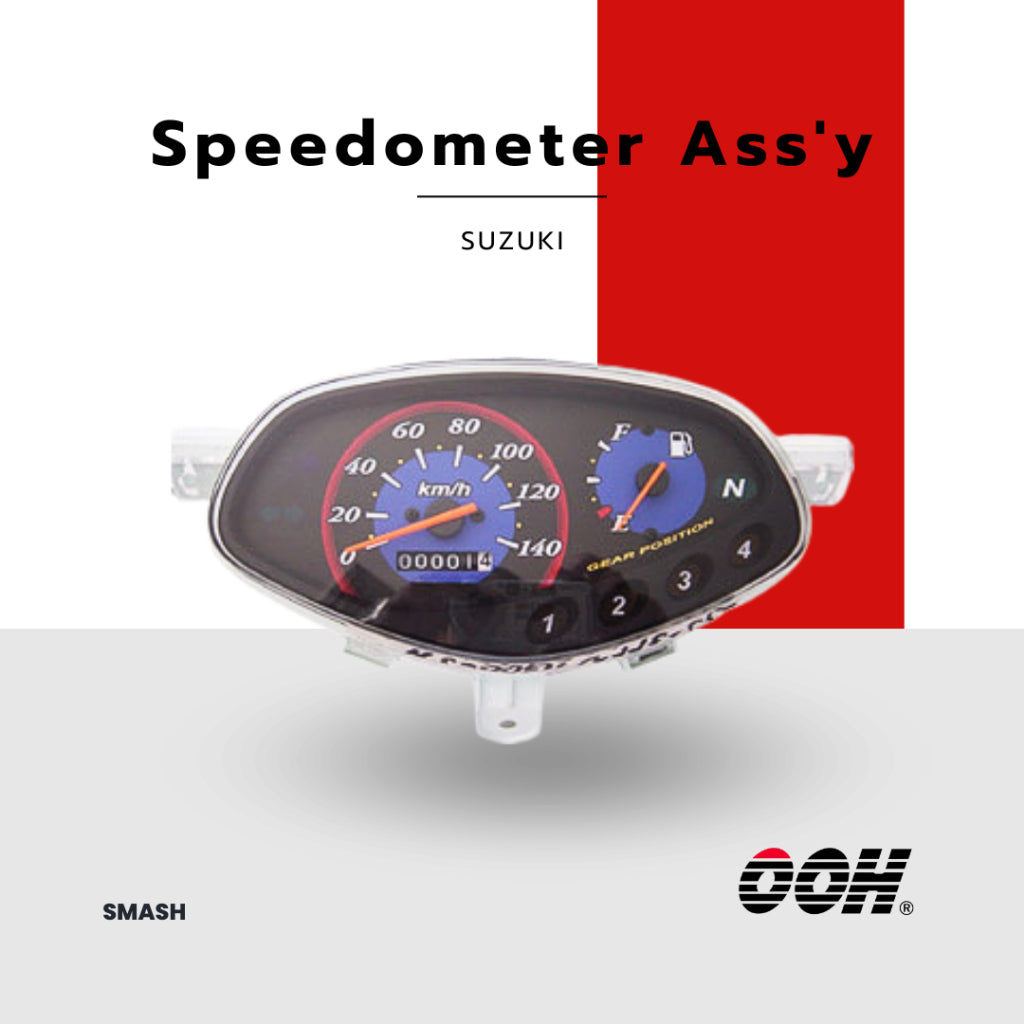 (OOH) Speedometer Ass'y (เรือนไมล์) สำหรับรถมอเตอร์ไซค์ (SUZUKI)