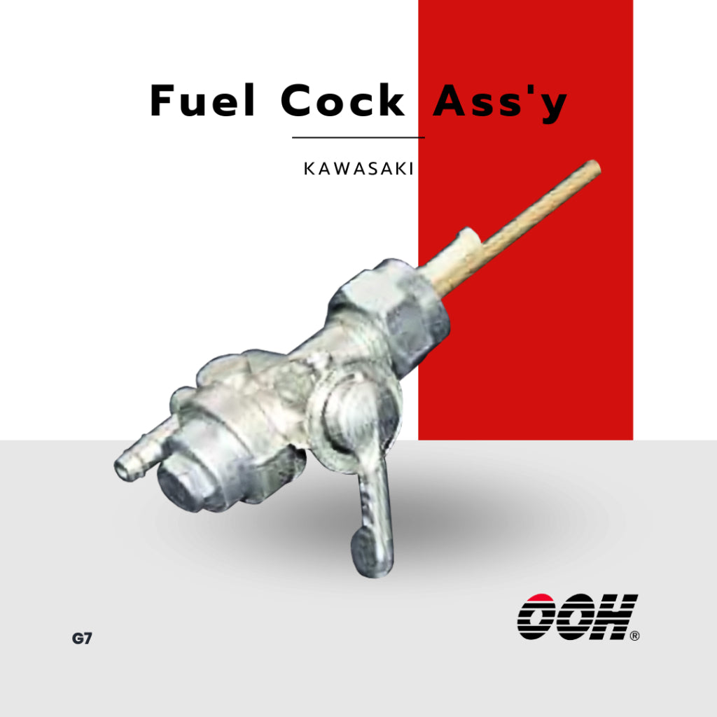 (OOH) (ก็อกน้ำมัน) Fuel Cock Ass'y  (สำหรับรถมอเตอร์ไซค์) KAWASAKI