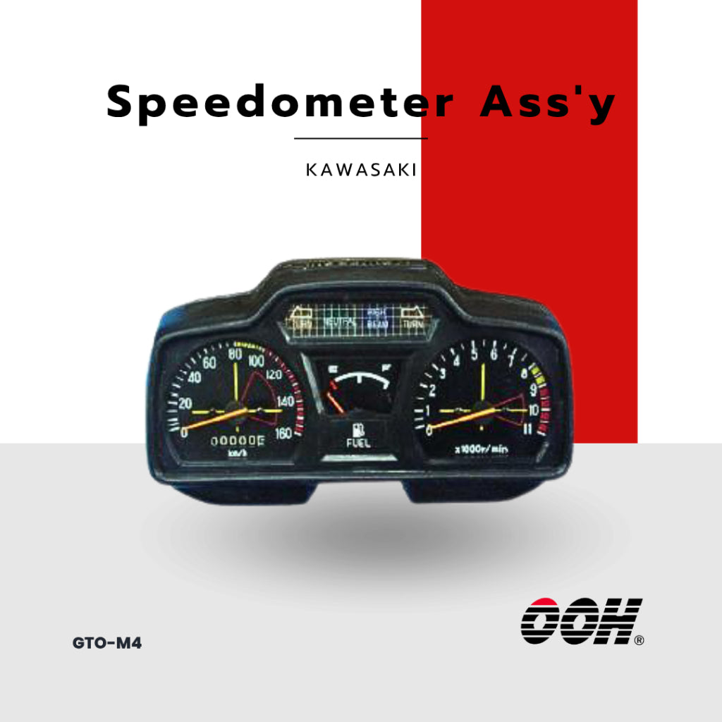 (OOH) Speedometer Ass'y (เรือนไมล์) สำหรับรถมอเตอร์ไซค์ รถ (KAWASAKI)