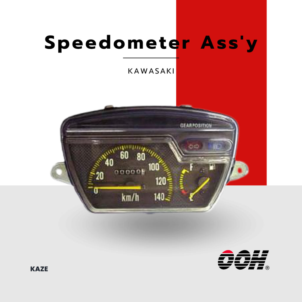(OOH) Speedometer Ass'y (เรือนไมล์) สำหรับรถมอเตอร์ไซค์ (KAWASAKI)