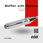 OOH Muffler with Silencer [ท่อไอเสีย] [สำหรับรถมอเตอร์ไซค์] YAMAHA