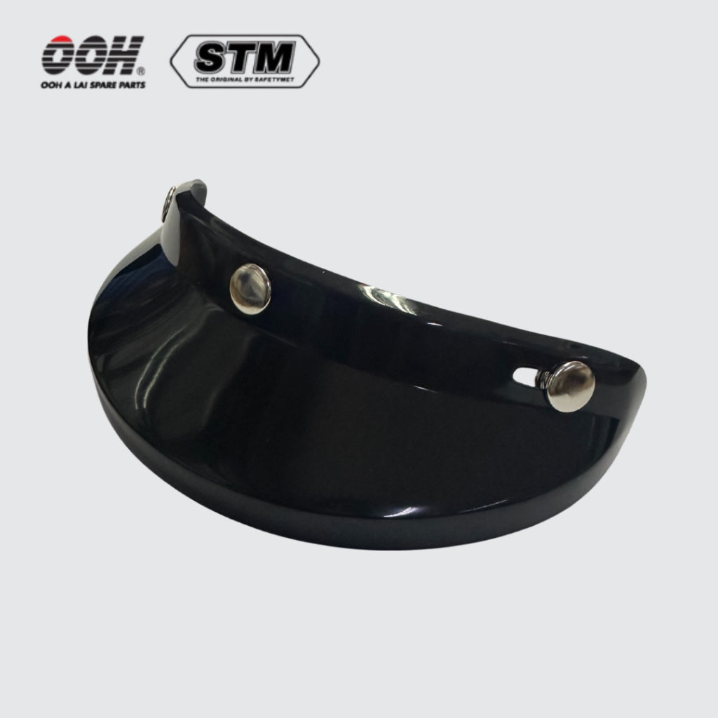 แก็บบังแดดหน้าหมวกกันน็อก ใช้สำหรับหมวก ยี่ห้อ STM (แบบกระดุม)