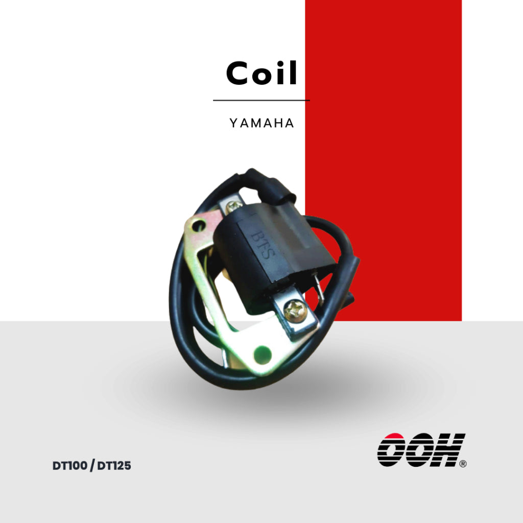 (OOH) Coil (คอยล์ใต้ถัง) สำหรับรถมอเตอร์ไซค์ รถ (YAMAHA)