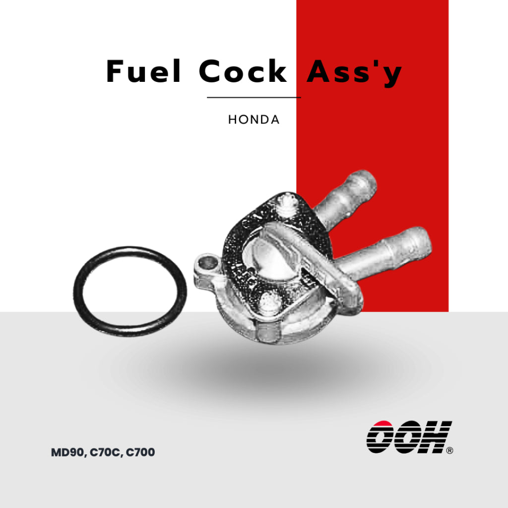 (OOH) Fuel Cock Ass'y  (ก็อกน้ำมัน)  (สำหรับรถมอเตอร์ไซค์) (HONDA)