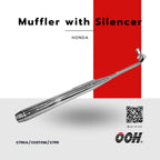 OOH Muffler with Silencer [ท่อไอเสีย] [สำหรับรถมอเตอร์ไซค์] HONDA