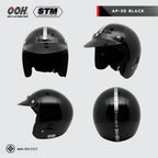 หมวกกันน็อก STM AP-30 Helmet by OOH Alai (คละสีสติ๊กเกอร์) ไซส์ M