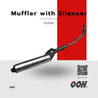 OOH [ท่อไอเสีย] Muffler with Silencer [สำหรับรถมอเตอร์ไซค์] [SUZUKI]