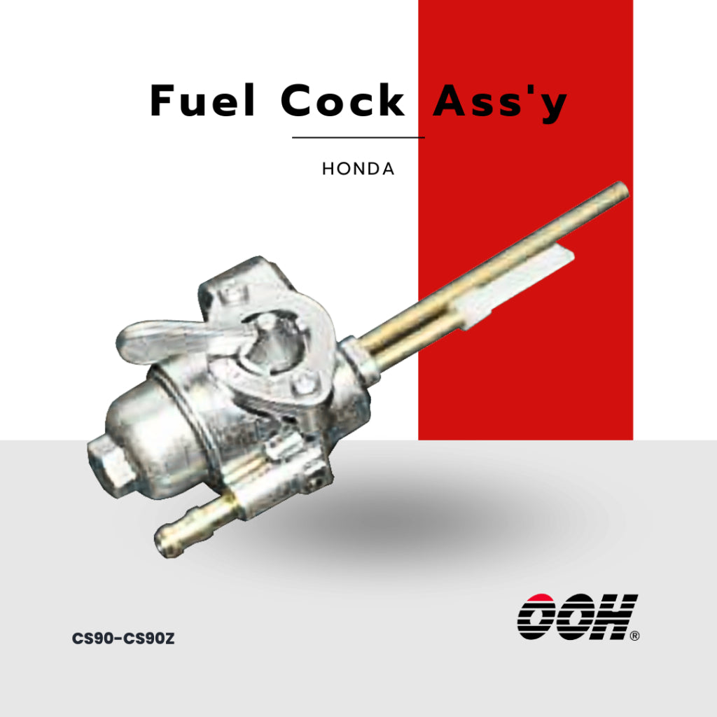 (OOH) Fuel Cock Ass'y  (ก็อกน้ำมัน)  (สำหรับรถมอเตอร์ไซค์) (HONDA)