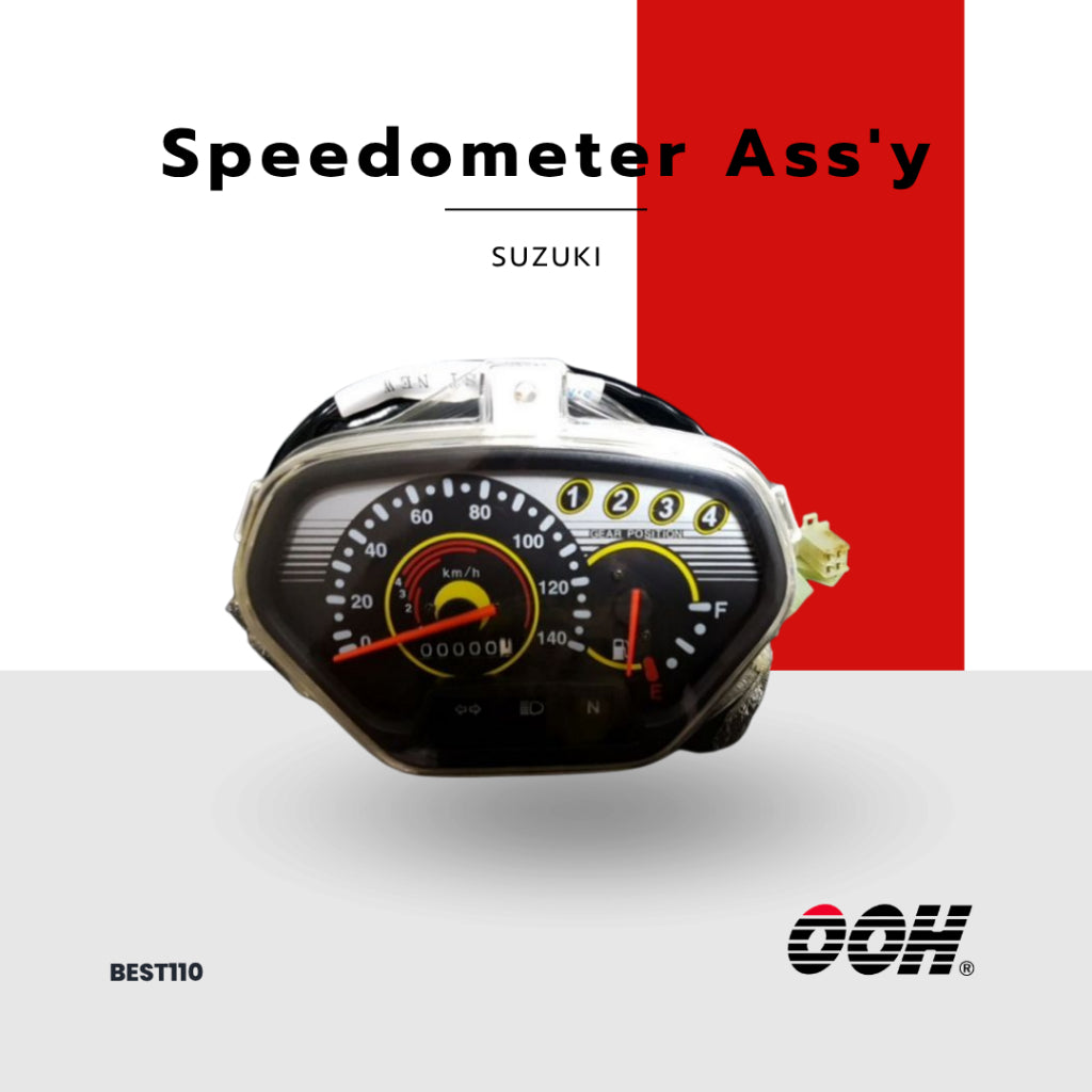 (OOH) Speedometer Ass'y (เรือนไมล์) สำหรับรถมอเตอร์ไซค์ รถ (SUZUKI)