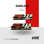 Yamaha Emblem ตราสัญลักษณ์ & สติ๊กเกอร์ ตกแต่งรถมอเตอร์ไซค์ (สินค้าจำหน่ายเป็นชุด)