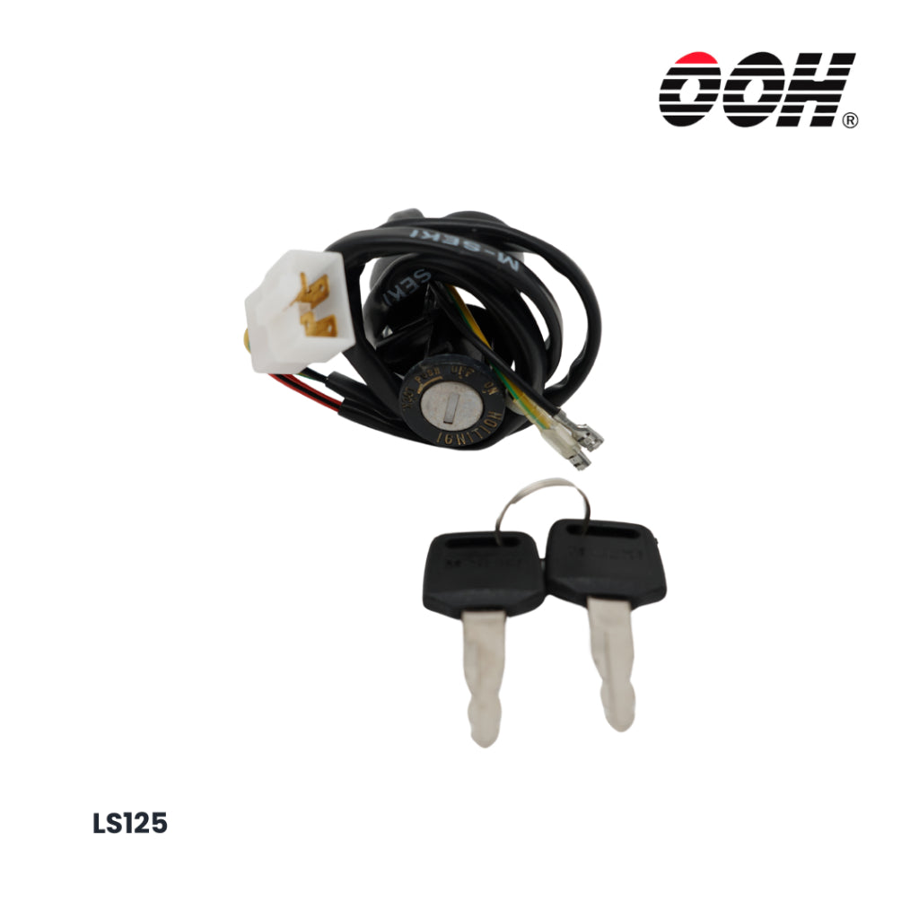 (OOH) Ignition Switch (สวิตซ์กุญแจ) สำหรับรถมอเตอร์ไซค์ (Honda) (ชุดเล็ก)