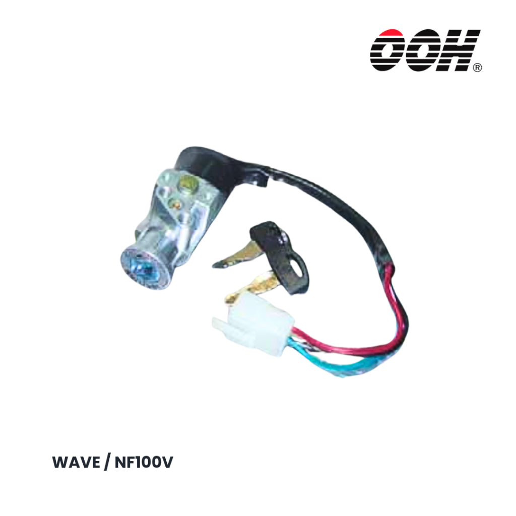 (OOH) Ignition Switch (สวิตซ์กุญแจ) สำหรับรถมอเตอร์ไซค์ (Honda) (ชุดเล็ก)