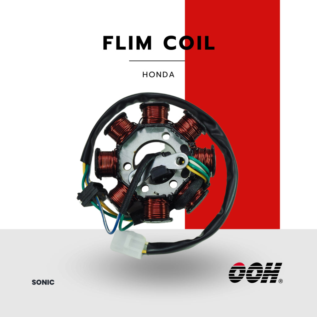 (OOH) Stator Comp Coil (ฟิล์มคอยล์) สำหรับรถมอเตอร์ไซค์ (Honda)