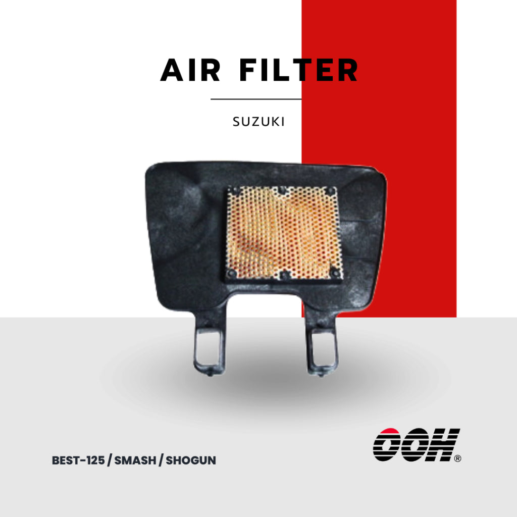 OOH ไส้กรองรถมอเตอร์ไซค์ [ ไส้กรองอากาศ / น้ำมันเครื่อง ] Air / Oil Filter For Motorcycle [ Suzuki ]