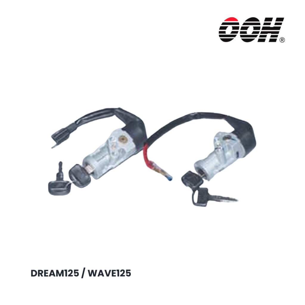 OOH (สวิตซ์กุญแจ) Ignition Switch สำหรับรถมอเตอร์ไซค์ Honda (ชุดเล็ก)