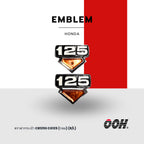 Honda Emblem ตราสัญลักษณ์ & สติ๊กเกอร์ ตกแต่งรถมอเตอร์ไซค์ (สินค้าจำหน่ายเป็นชุด)