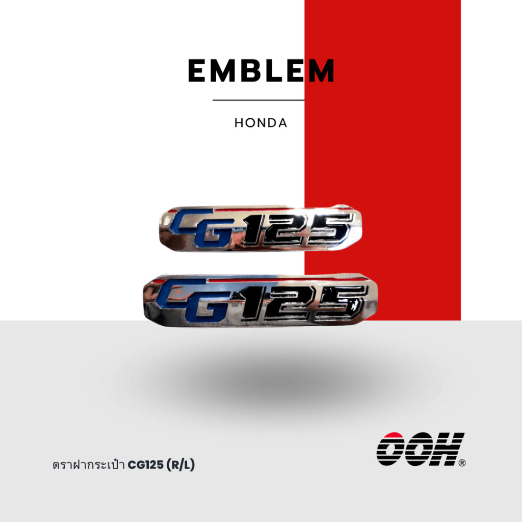 Honda Emblem ตราสัญลักษณ์ & สติ๊กเกอร์ ตกแต่งรถมอเตอร์ไซค์ (สินค้าจำหน่ายเป็นชุด)