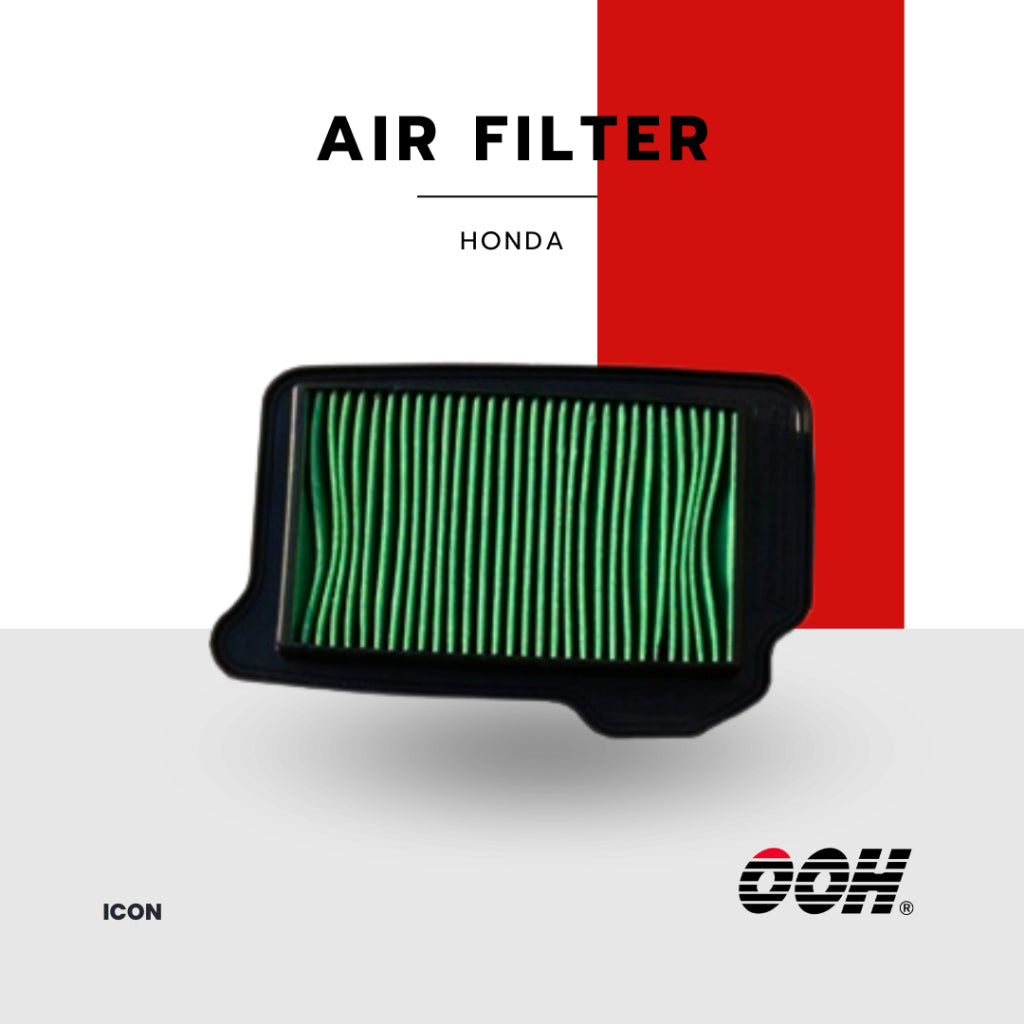 OOH ไส้กรองรถมอเตอร์ไซค์ [ ไส้กรองอากาศ / น้ำมันเครื่อง ] (Air / Oil Filter)  Honda