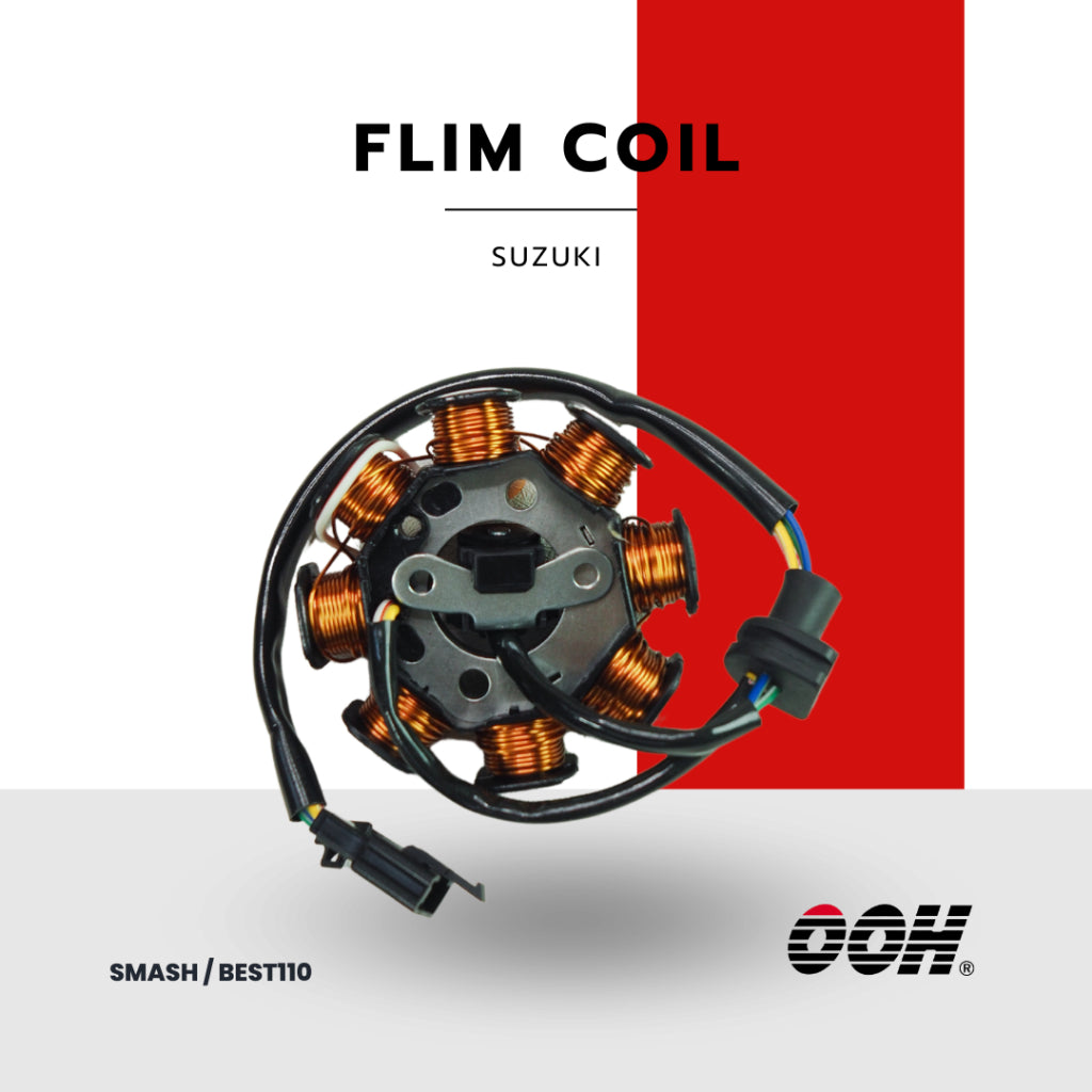 OOH (ฟิล์มคอยล์) Stator Comp Coil  สำหรับรถมอเตอร์ไซค์ Suzuki