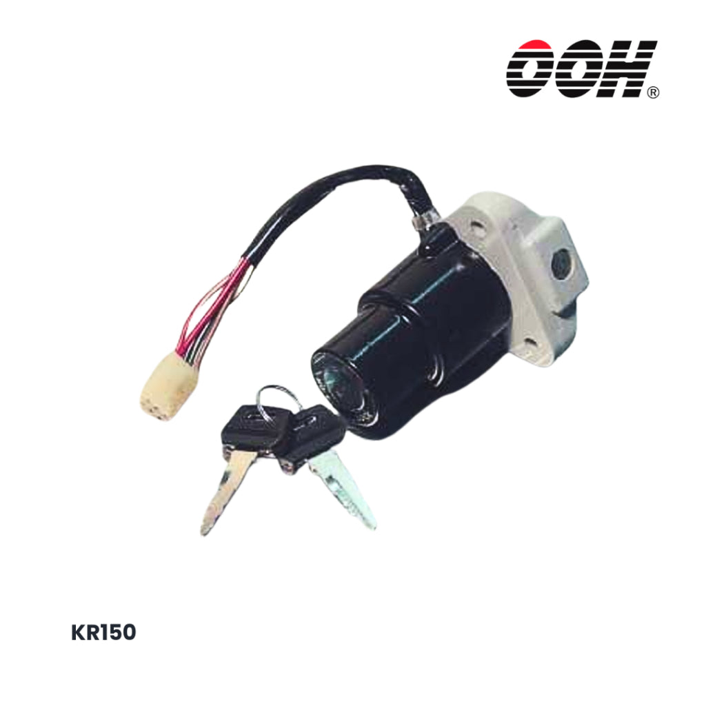 (OOH) Ignition Switch (สวิตซ์กุญแจ) สำหรับรถมอเตอร์ไซค์ (Kawasaki) (ชุดเล็ก)