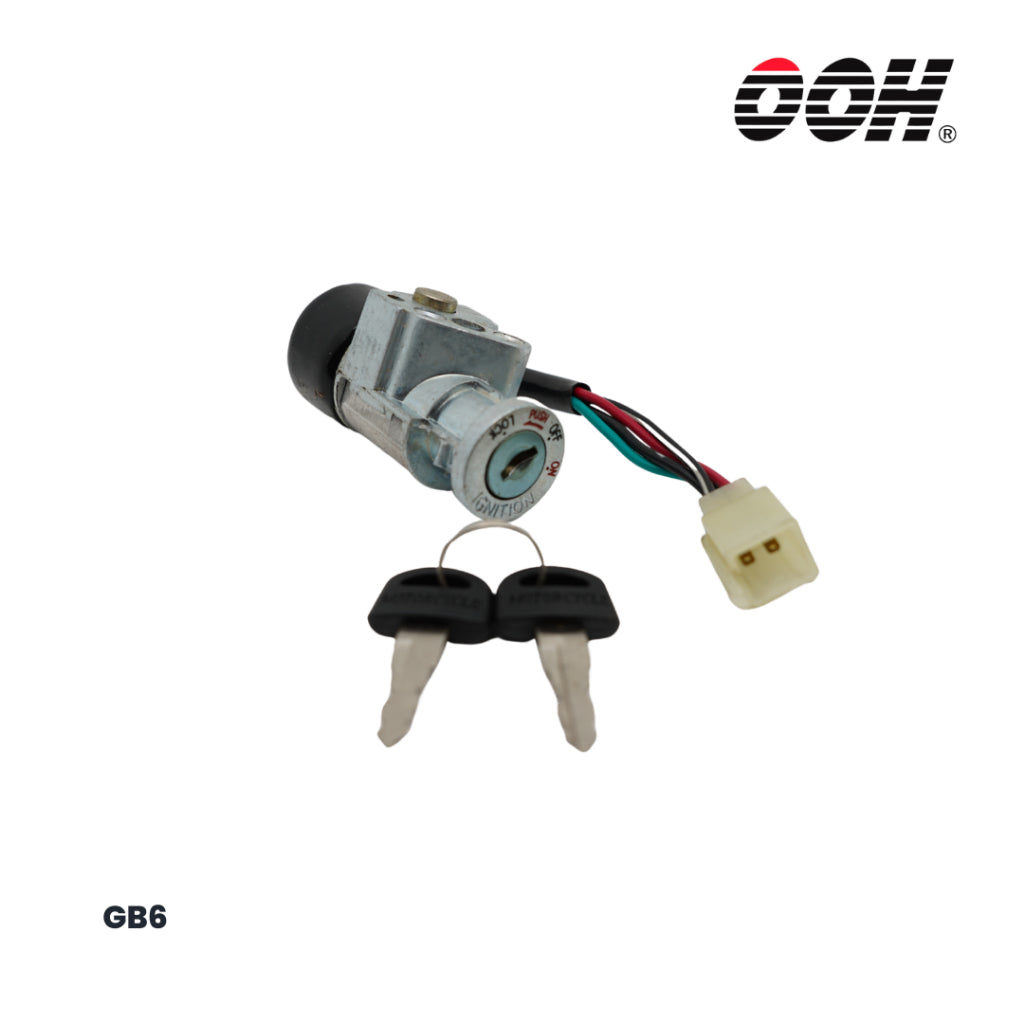(OOH) Ignition Switch (สวิตซ์กุญแจ) สำหรับรถมอเตอร์ไซค์ (Honda) (ชุดเล็ก)
