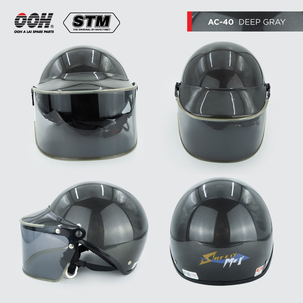 หมวกกันน็อก STM AC-40 Helmet by OOH Alai ขนาด M