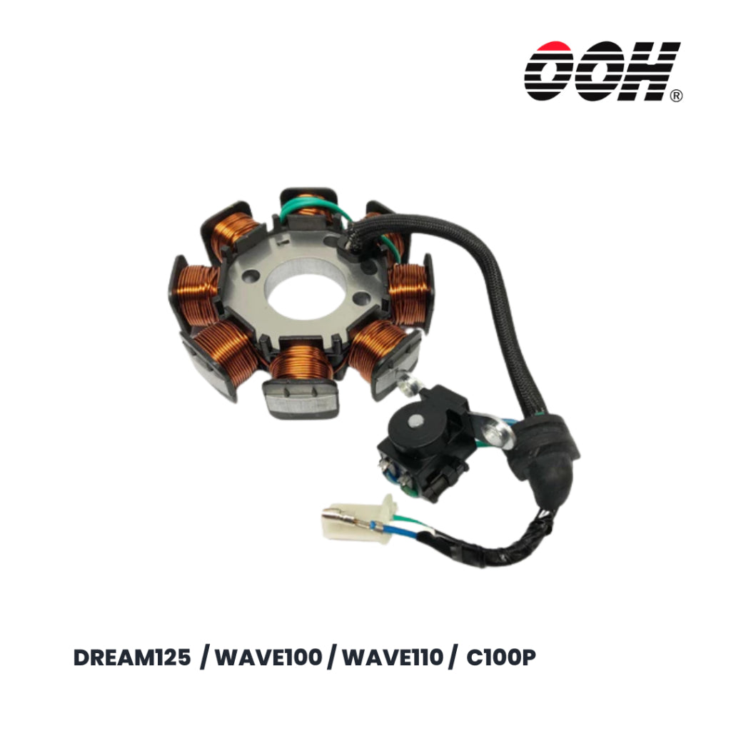 (OOH) Stator Comp Coil (ฟิล์มคอยล์) สำหรับรถมอเตอร์ไซค์ (Honda)