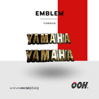 Yamaha Emblem (ตราสัญลักษณ์ & สติ๊กเกอร์) สำหรับตกแต่งรถมอเตอร์ไซค์ (สินค้าจำหน่ายเป็นชุด)