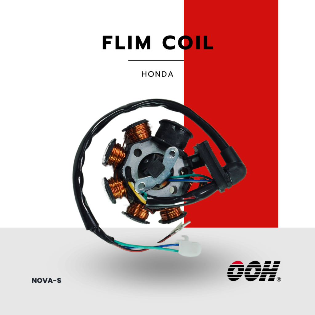 (OOH) Stator Comp Coil (ฟิล์มคอยล์) สำหรับรถมอเตอร์ไซค์ (Honda)