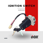 (OOH) Ignition Switch (สวิตซ์กุญแจ) สำหรับรถมอเตอร์ไซค์ (Kawasaki) (ชุดเล็ก)