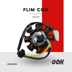 (OOH) Stator Comp Coil (ฟิล์มคอยล์) สำหรับรถมอเตอร์ไซค์ (Suzuki)