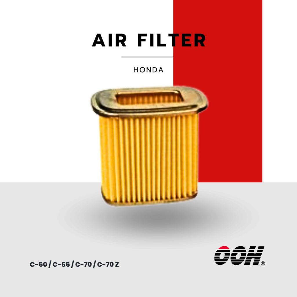 OOH ไส้กรองรถมอเตอร์ไซค์ [ ไส้กรองอากาศ / น้ำมันเครื่อง ] (Air / Oil Filter)  Honda
