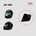 ฝาข้างหูหมวกกันน็อก ยี่ห้อ STM Helmet by OOH Alai รุ่น GX-100 [ทั้งชุด]